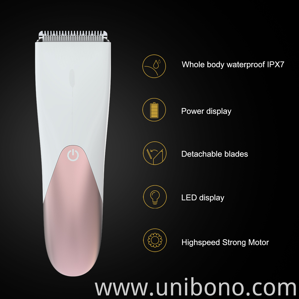 High quality waterpoof skinsafe electric charging t9 body hair trimmer with clippers with t-blade for men